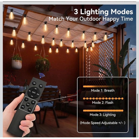 Outdoor String Lights - Picture 6 of 7